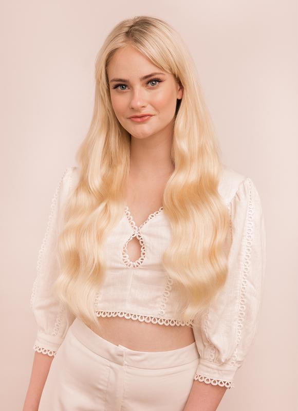 Clip In Hair Extensions - DELUXE VOLUME (Light Blonde)