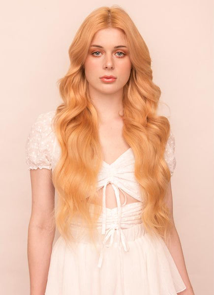 Clip In Hair Extensions - DELUXE VOLUME (Strawberry Blonde)